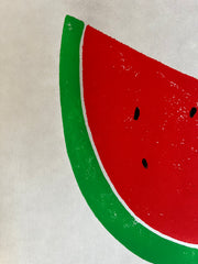 Free Palestine watermelon, 2025