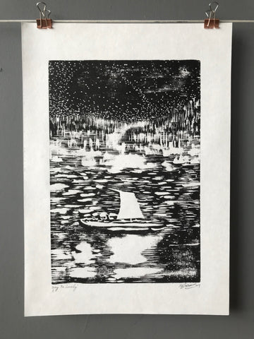 'On an empty Sea', (2019).